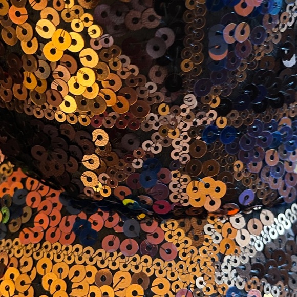 Sequin Baseball Cap. MULTI or CHEETAH Adjustable Back Closure. Fall Colors  NEW - Picture 8 of 9